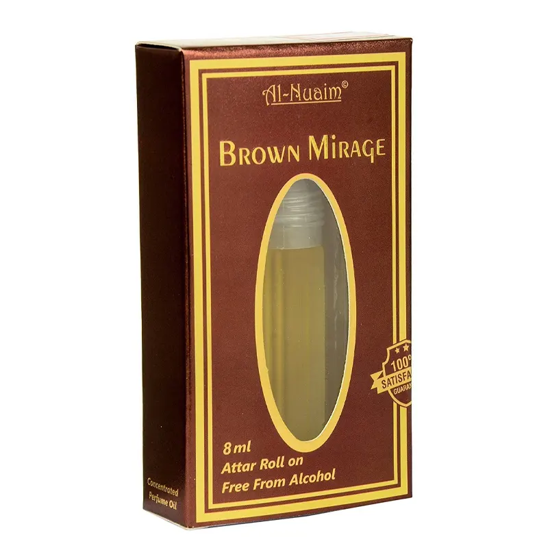 Al Nuaim Brown Mirage Attar Roll On 8Ml