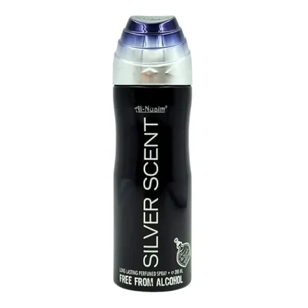 Al Nuaim Silver Scent Long Lasting Perfume Spray 200Ml