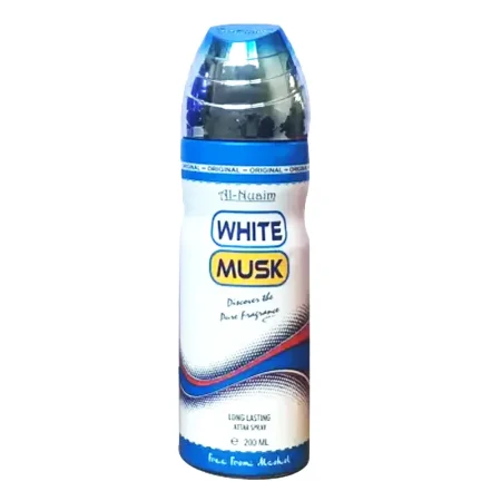 Al Nuaim White Musk Long Lasting Attar Spray 200Ml