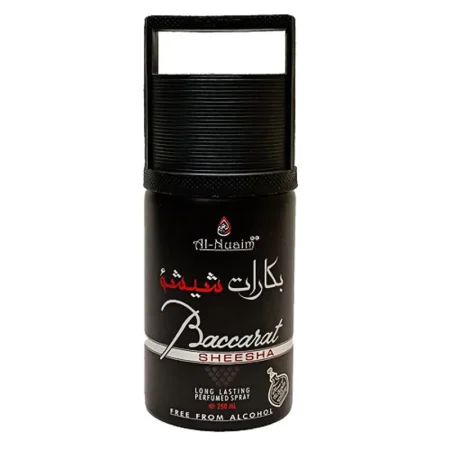 Al Nuaim Baccarat Sheesha Long Lasting Perfumed Spary 250 Ml Free From Alcohol