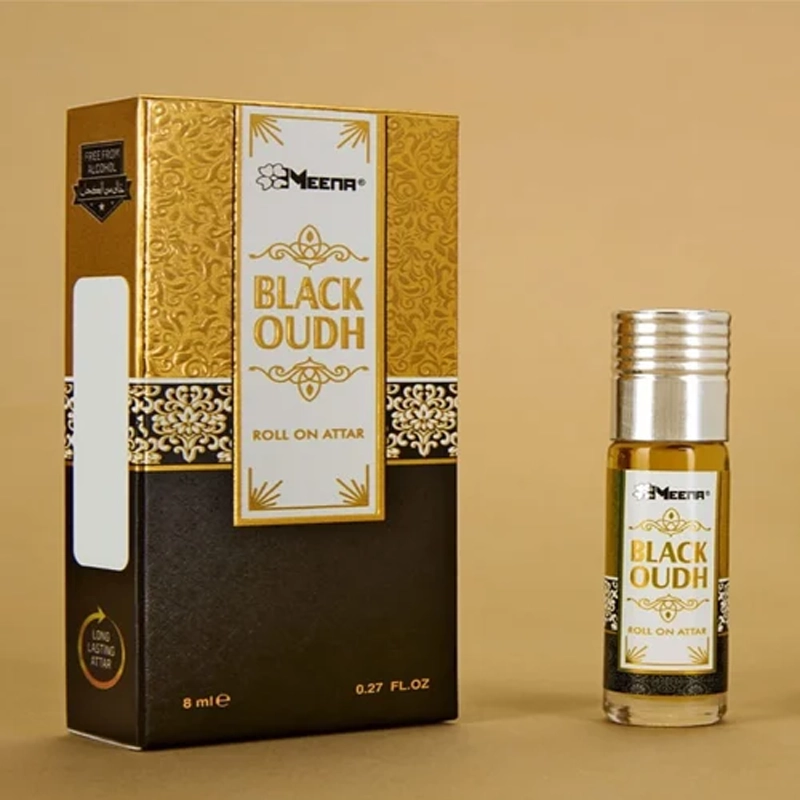 Meena Black Oudh Attar Roll On 8Ml