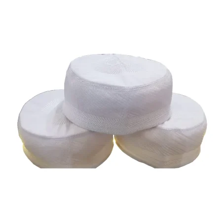 Topi Bugees White Line 54 Size