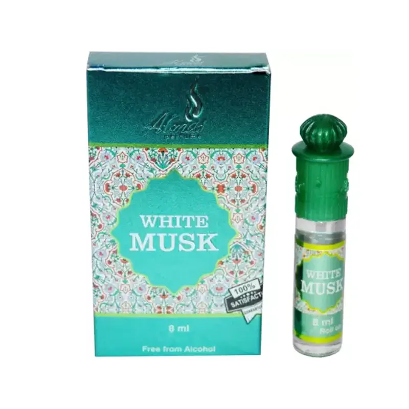 Almas White Musk Attar Roll On 8Ml