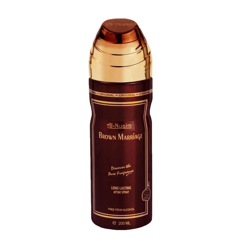 Al Nuaim Brown Marriage Long Lasting Attar Spray 200Ml