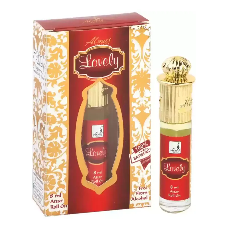 Almas Lovely Attar Roll On 8Ml