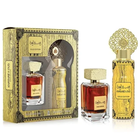 Arabiyat By My Perfumes Khashab And Oud Gold Edition Giftset Eau De Parfum 100Ml Perfume Spray 200Ml