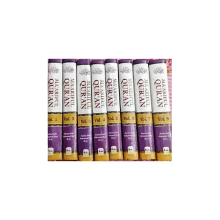 Maariful Quran 8 Vol Set Maulana Mufti Muhammad Shafi (Farid) English Arabic Hb