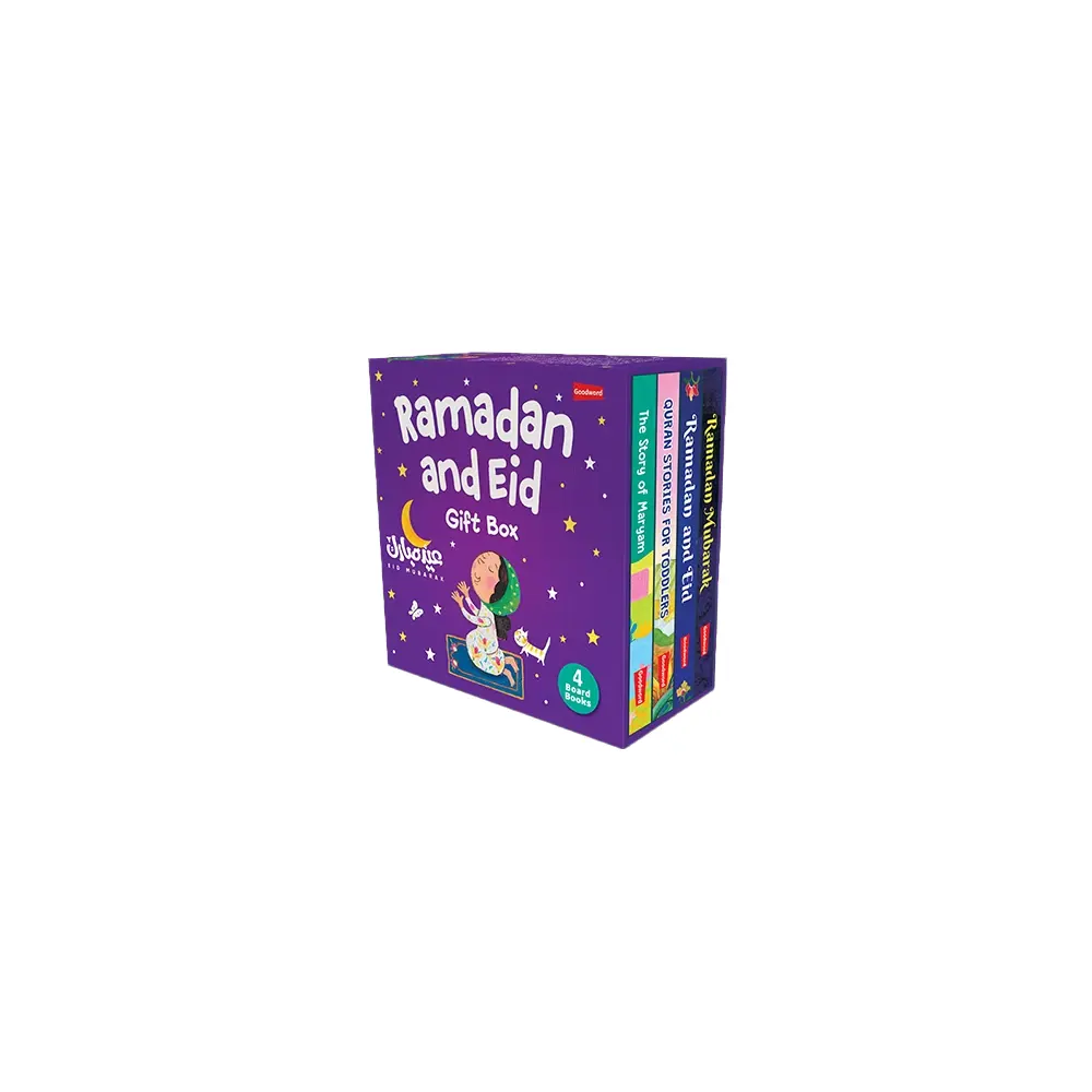 Ramadan And Eid Gift Box 4 Board Books Set Saniyasnain Khan Goodworad English