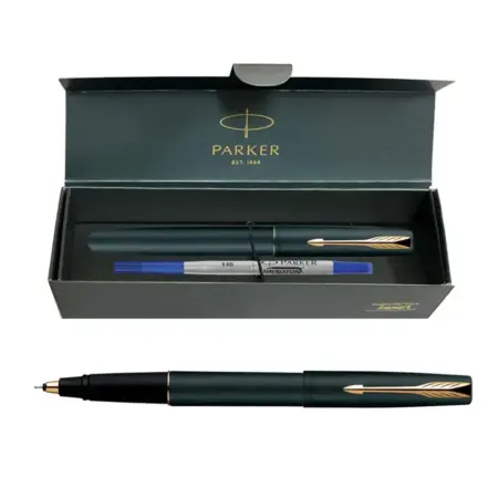Parker Frontier Matte Black Roller Ball Pen Refillable 1N